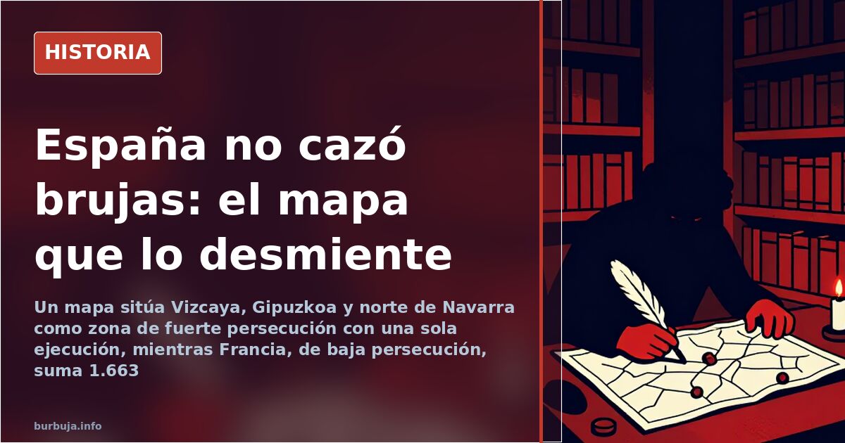 Brujas: el mapa de la persecución que se contradice