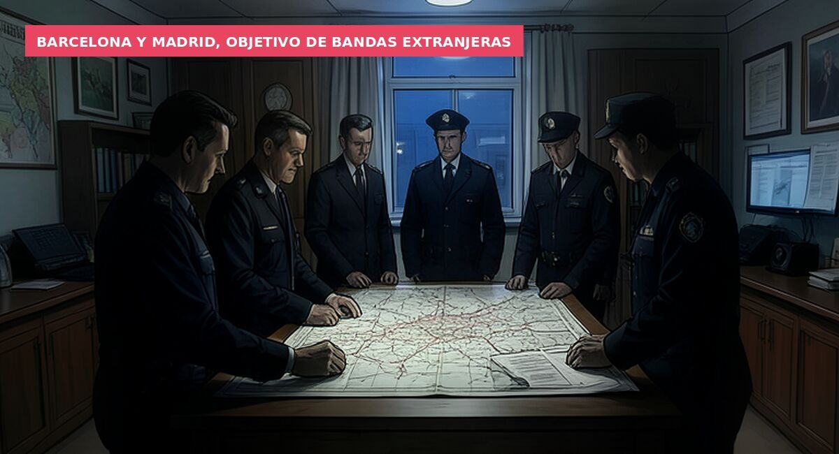 Barcelona y Madrid, objetivo de bandas extranjeras