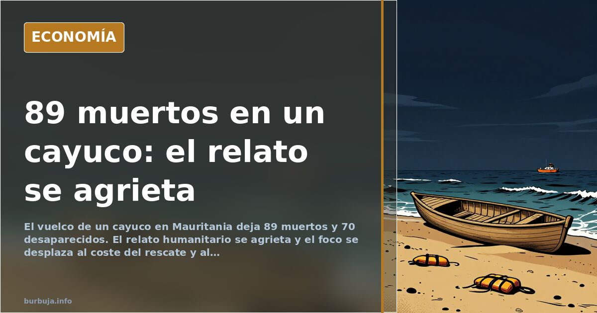 89 muertos y 70 desaparecidos en un cayuco: el hartazgo entra en el relato