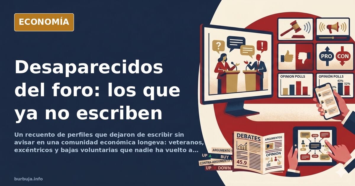 Foreros que dejaron de escribir sin despedirse