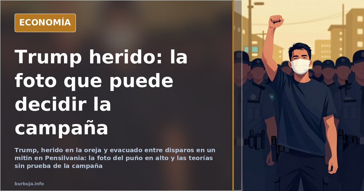 Disparos contra Trump en Pensilvania: herido y evacuado del mitin