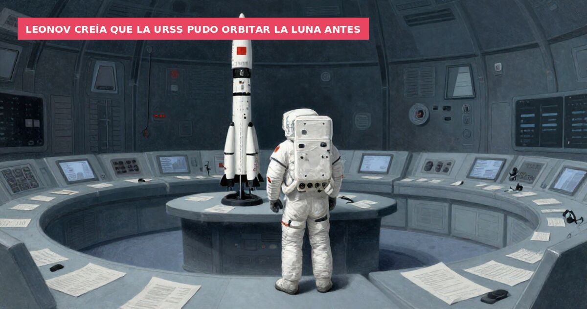 Leonov creía que la URSS pudo orbitar la Luna antes