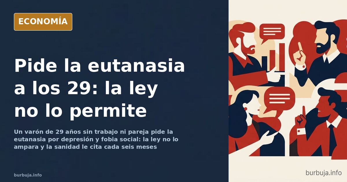 Ilustración de un joven junto a una ventana cerrada en azul marino y dorado, símbolo del aislamiento y la fobia social