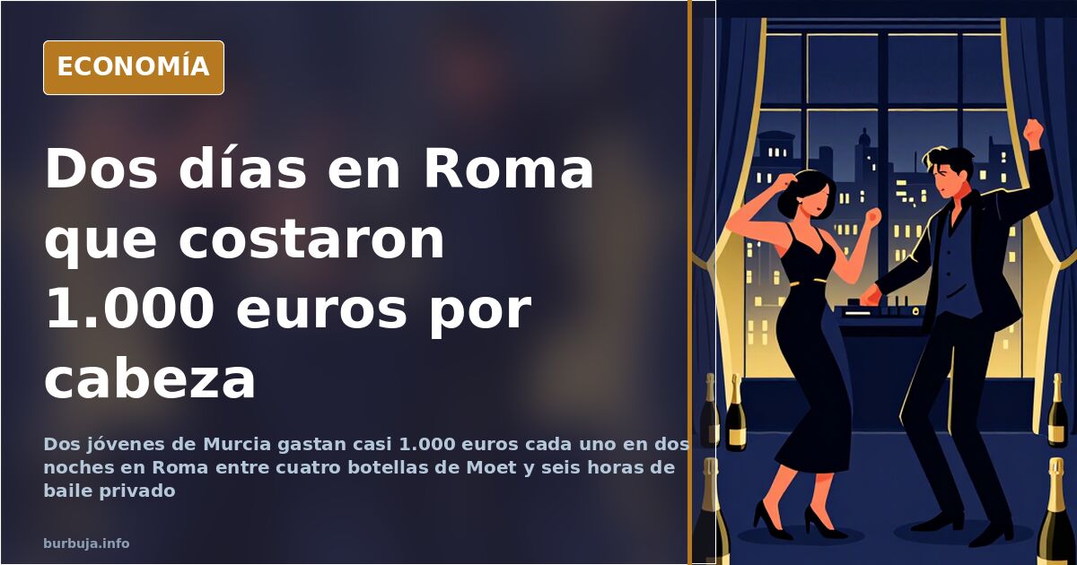 Dos murcianos se arruinan en Roma a los dos días de viaje