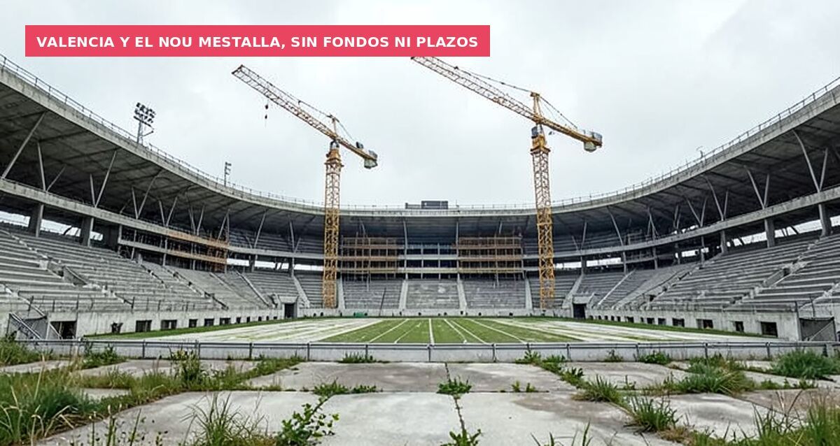 Valencia y el Nou Mestalla, sin fondos ni plazos