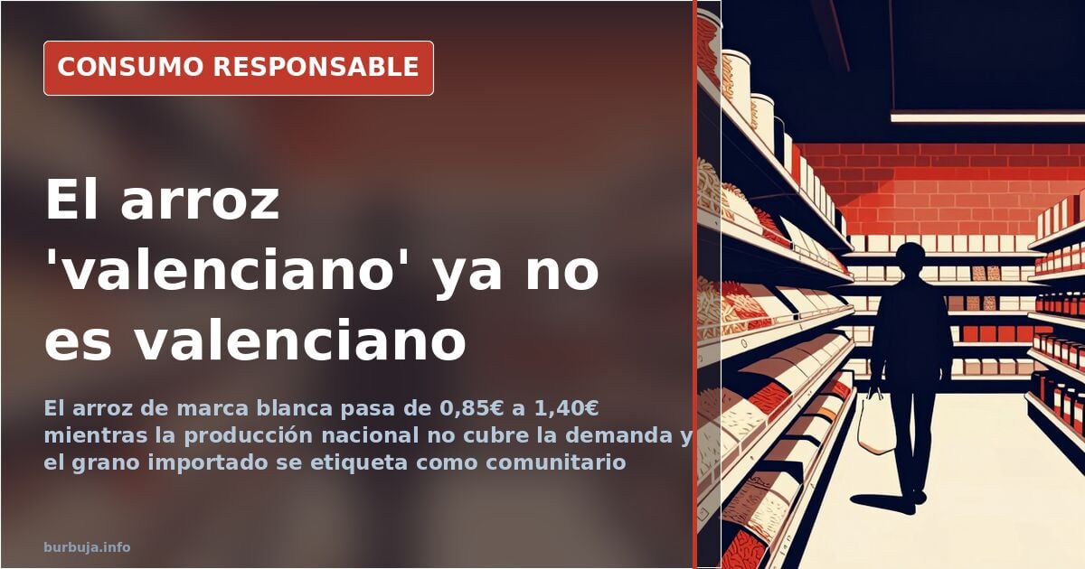 Reispreise in Spanien steigen durch Importe als Herkunftsschwindel