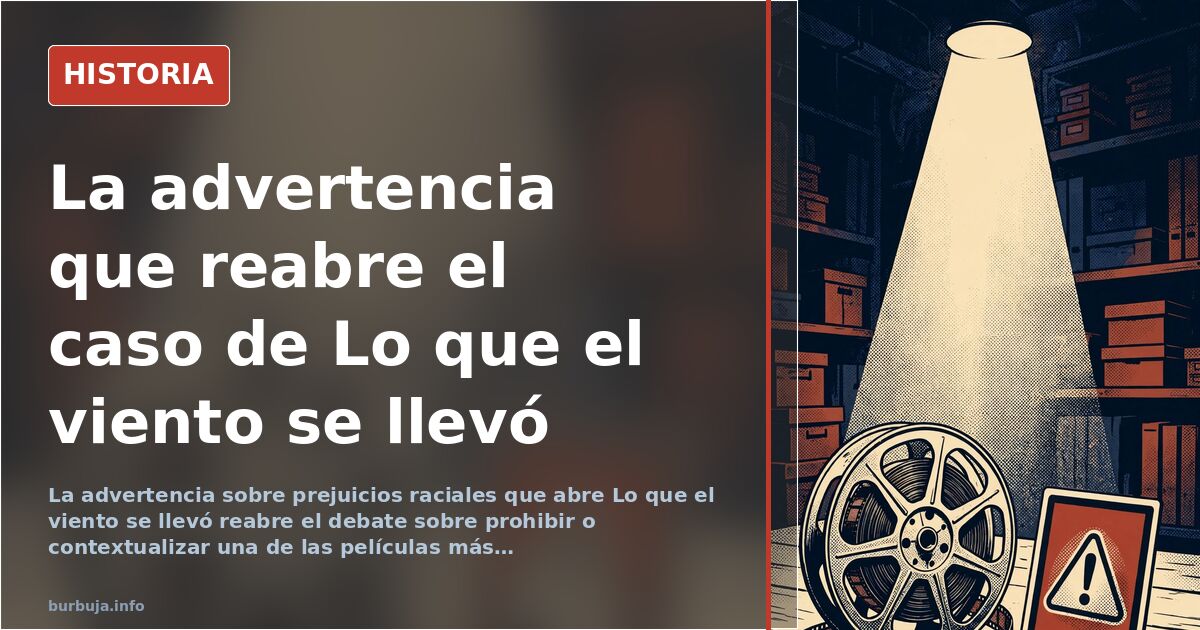 Lo que el viento se llevó: la advertencia que reabre el caso