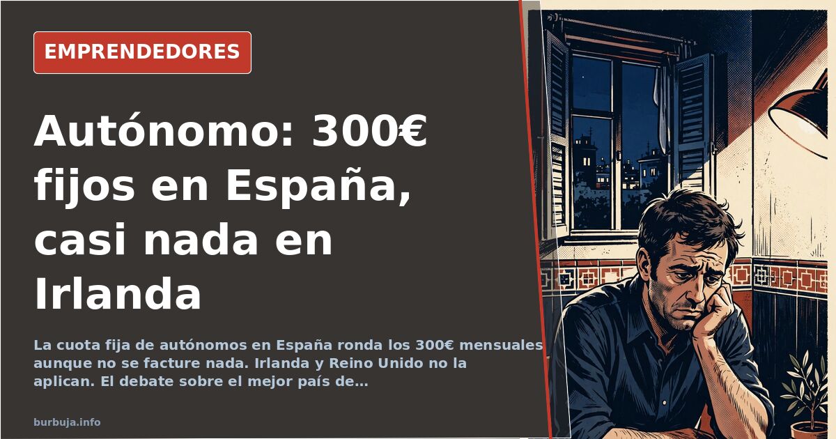 Spain's flat self-employment fee vs Ireland's model