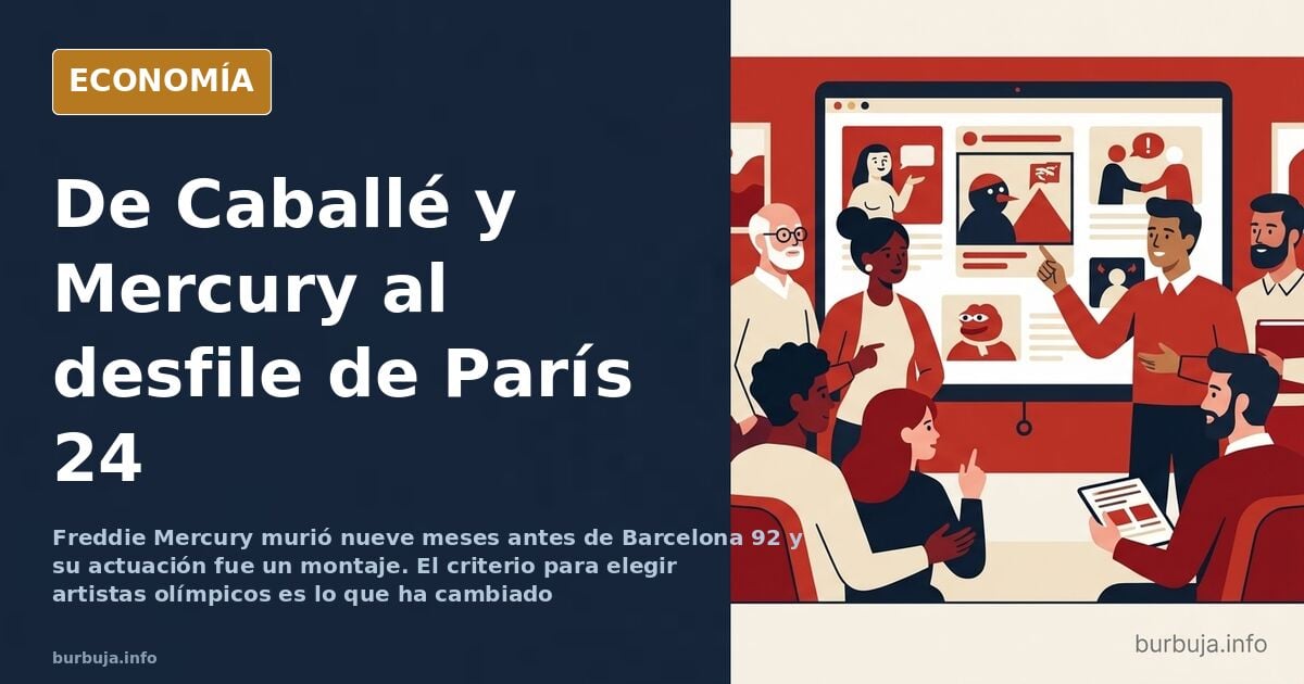 Comparación entre la ceremonia inaugural de Barcelona 92 y la de París 24 y el criterio de selección de artistas olímpicos