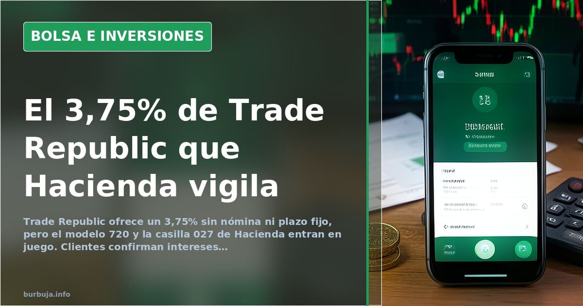 Trade Republic: 3.75% interest, no payroll requirement, tax risks