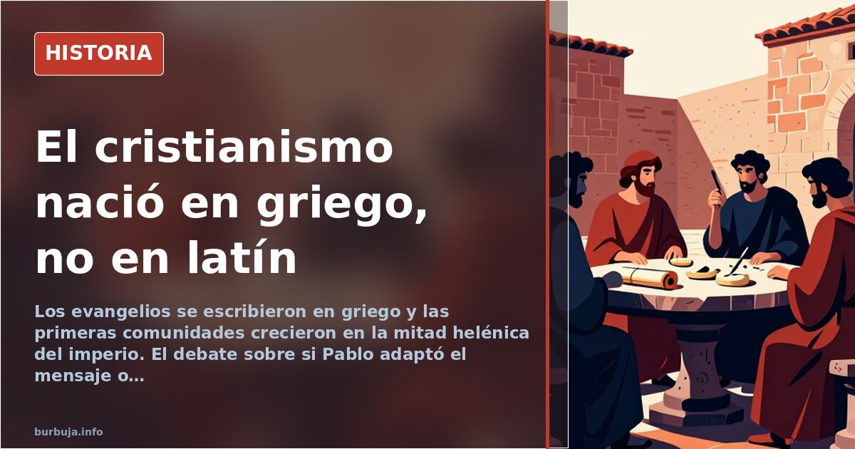 Por qué el cristianismo se expandió desde el mundo griego