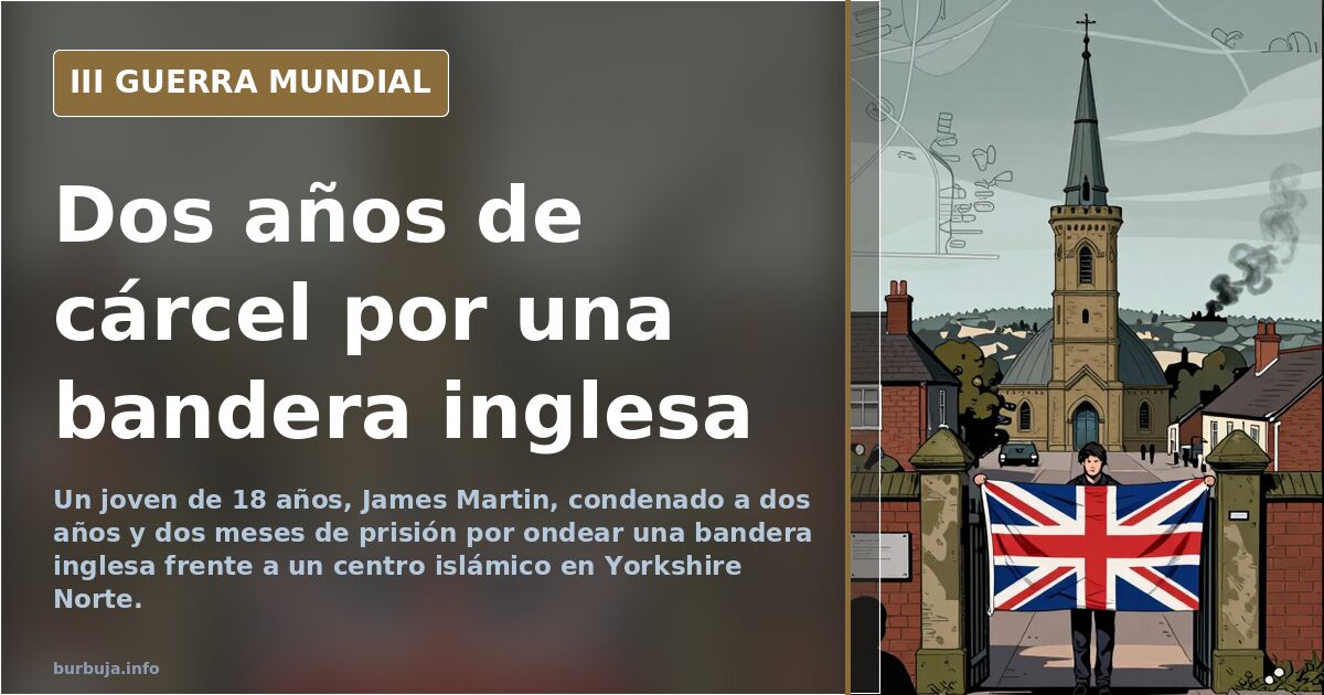 Britischer Jugendlicher wegen Englandflagge zu Haft verurteilt