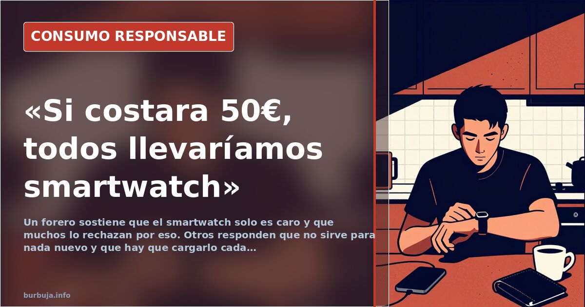 Smartwatches: 'Bei 50 € würde jeder eine tragen'