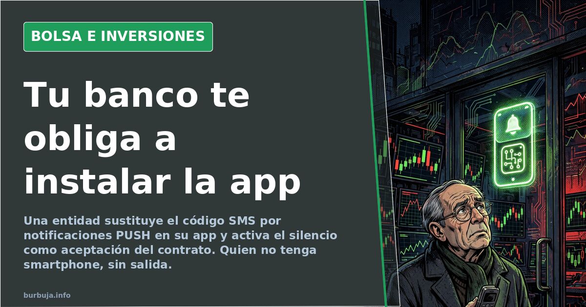 Spanish bank forces app over SMS, trapping customers