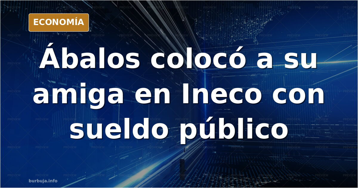 Ilustración editorial de un contrato público y una nómina sobre un escritorio con el sello de una empresa de infraestructuras