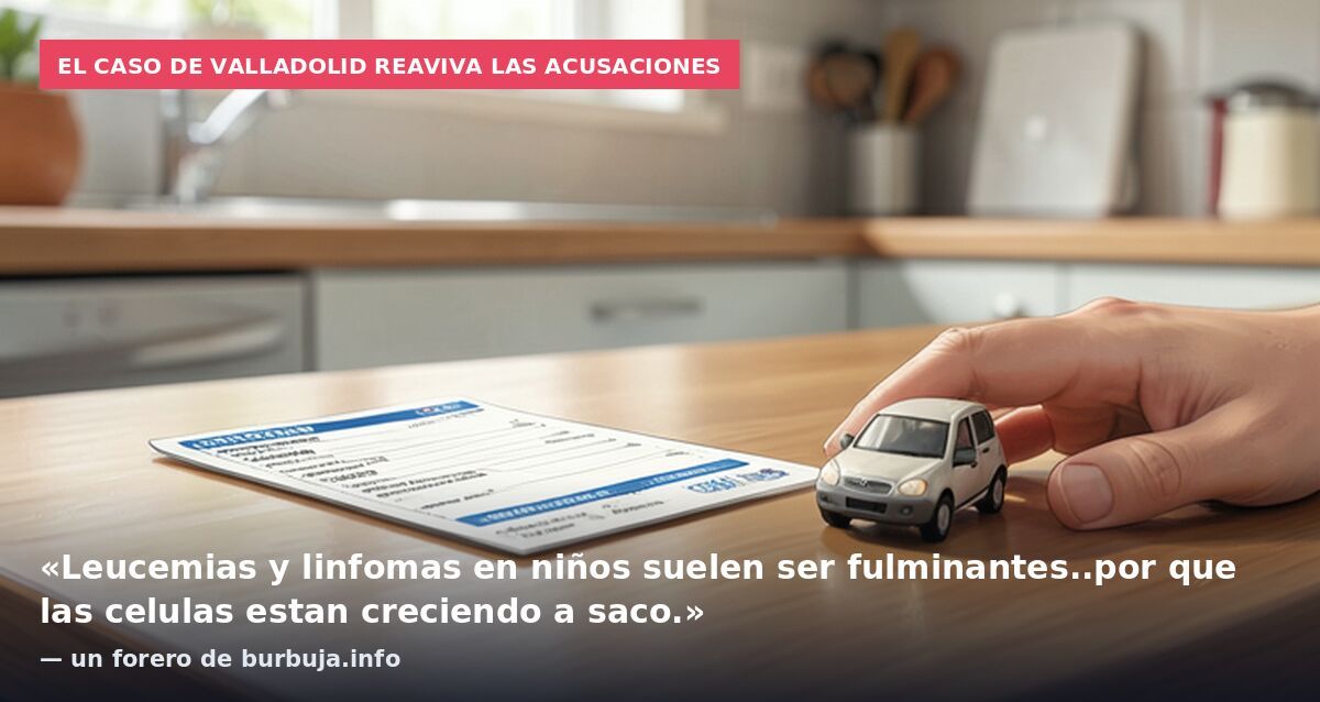 El caso de Valladolid reaviva las acusaciones: «Leucemias y linfomas en niños suelen ser fulminantes..por que las celulas estan creciendo a saco.» — un forero de burbuja.info
