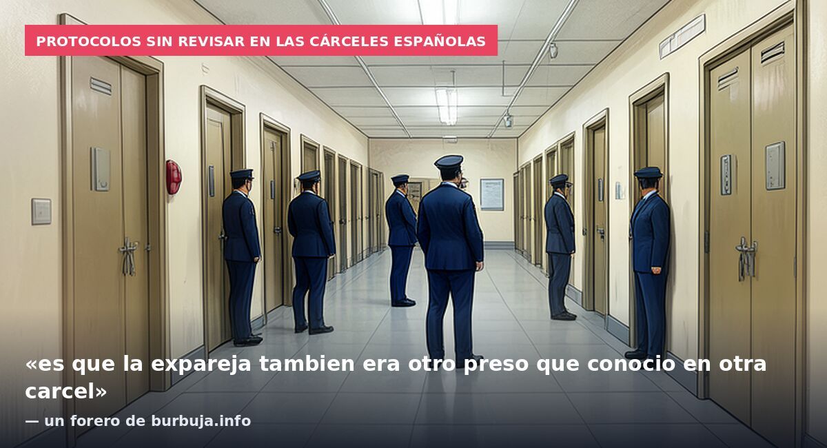 Protocolos sin revisar en las cárceles españolas: «es que la expareja tambien era otro preso que conocio en otra carcel» — un forero de burbuja.info