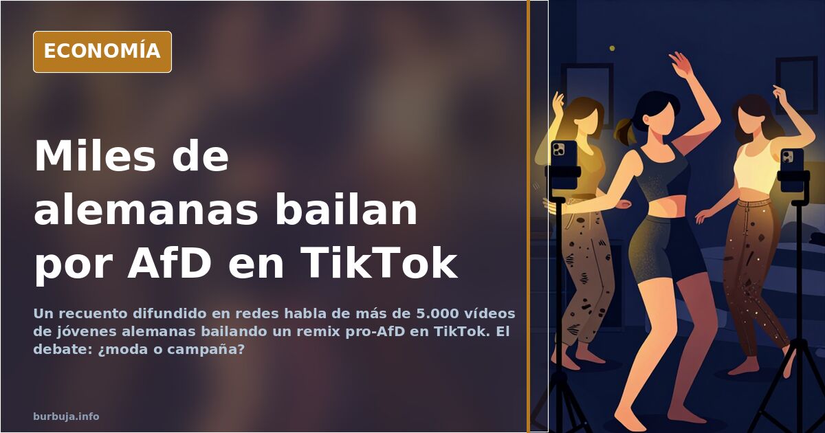 Miles de vídeos pro-AfD en TikTok: espontáneos u orquestados