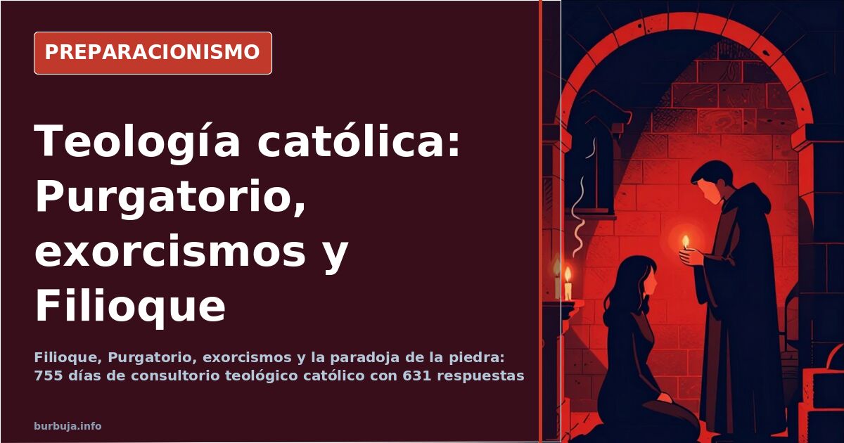 Biblia católica abierta junto a un rosario, una vela y un crucifijo sobre una mesa de madera