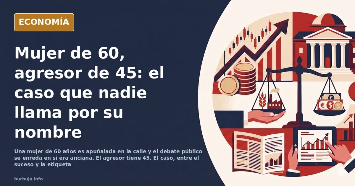 Mujer de 60 años apuñalada en la calle y agresor de 45