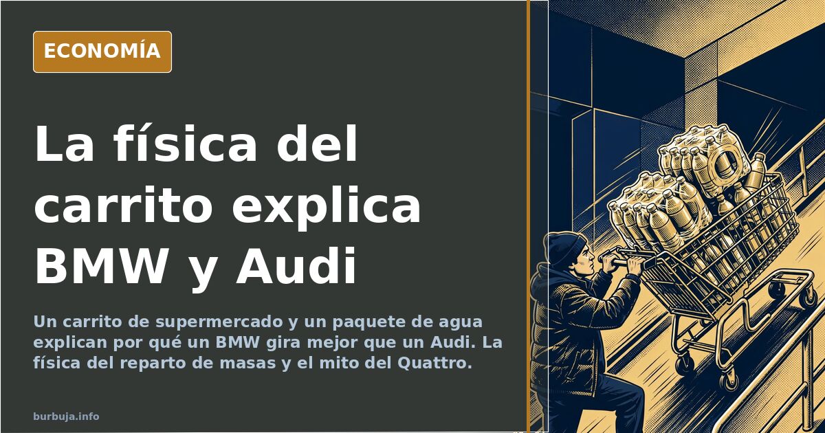Por qué un BMW gira mejor que un Audi: la física del carrito