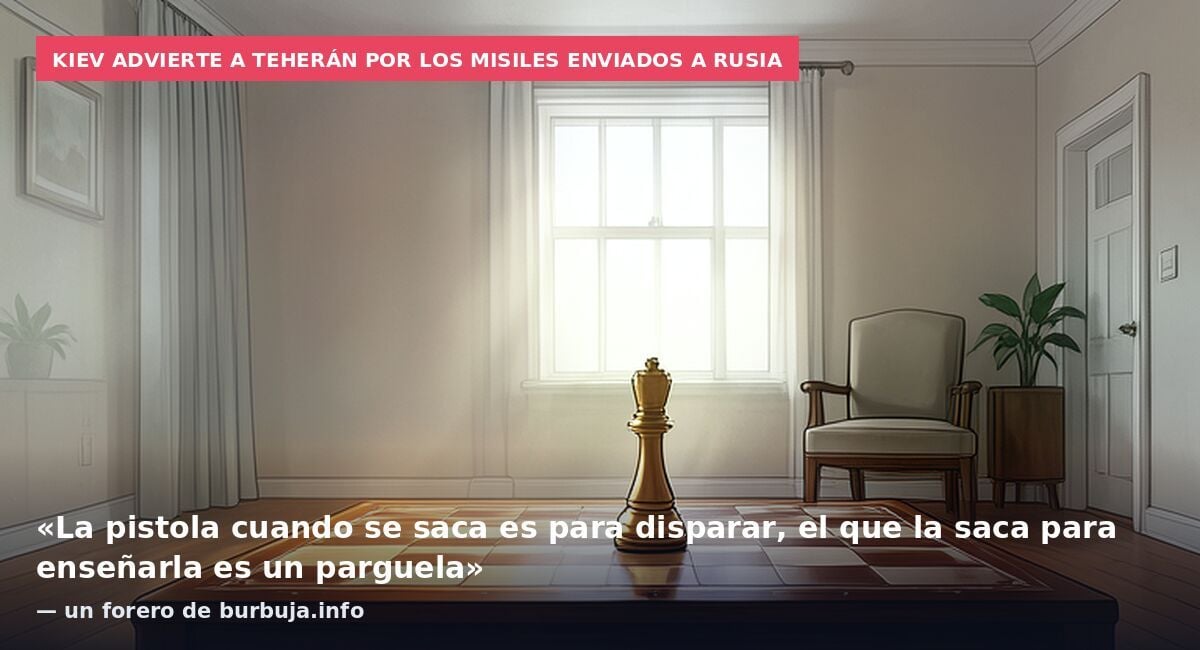 Ucrania amenaza con un ataque militar a irán si los 200 misiles que ha enviado a rusia matan a ucranianos