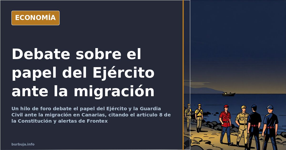 Un foro debate el papel del Ejército ante la crisis migratoria