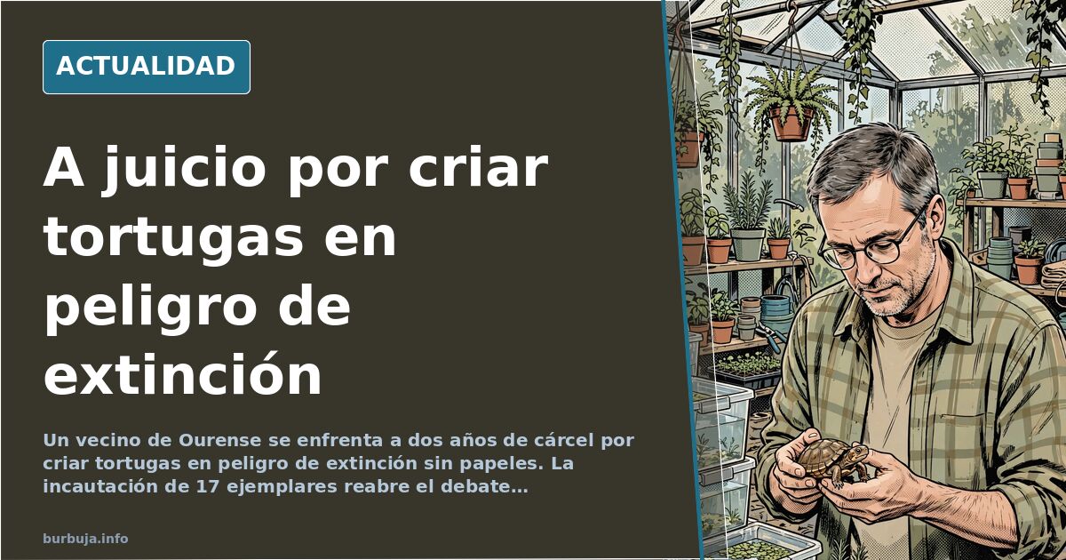 Ourense man faces prison for breeding endangered turtles