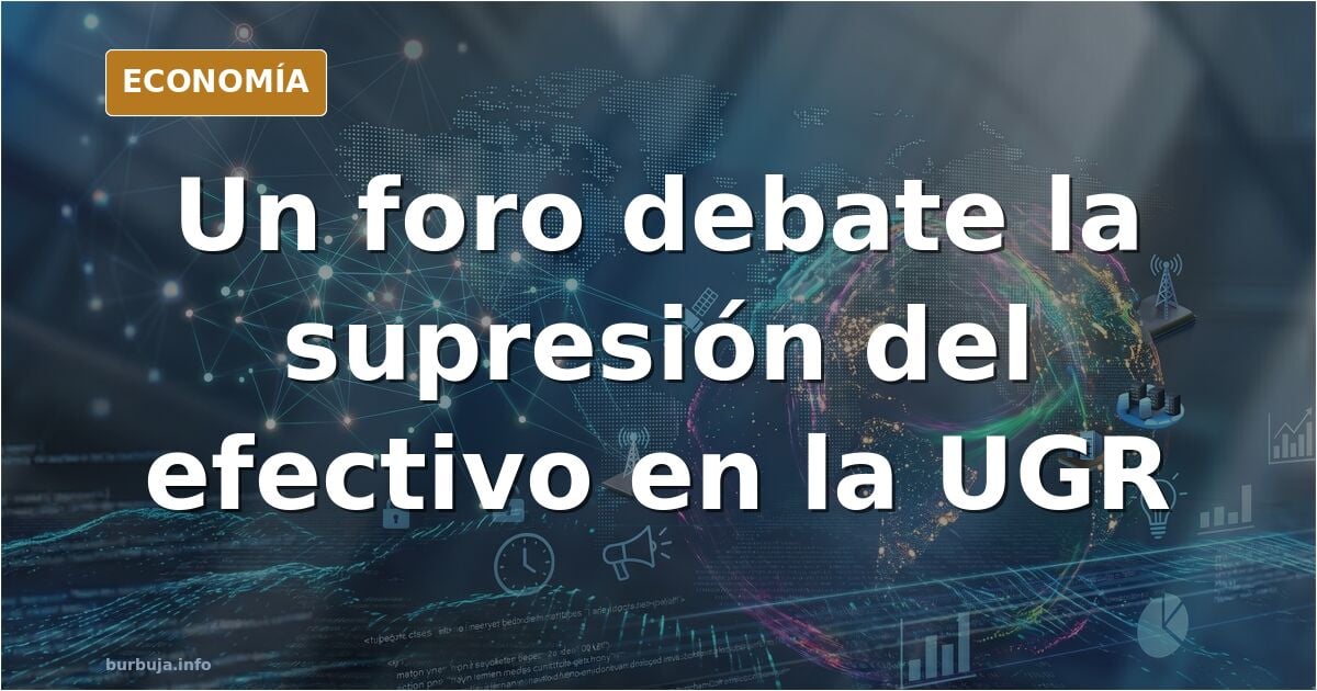 Comedor universitario con cartel de solo pago con tarjeta y estudiantes usando el móvil