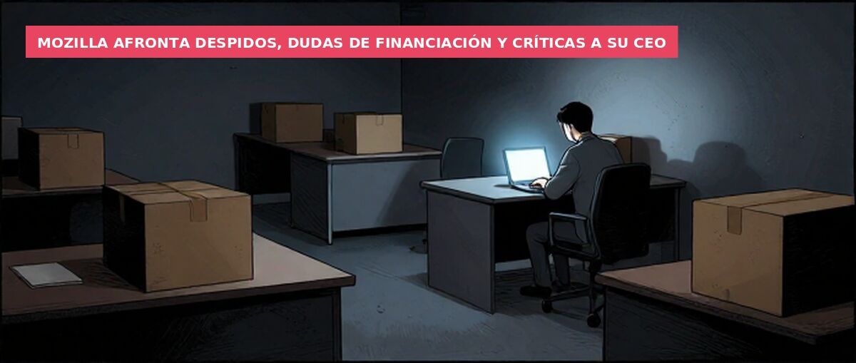 Mozilla afronta despidos, dudas de financiación y críticas a su CEO