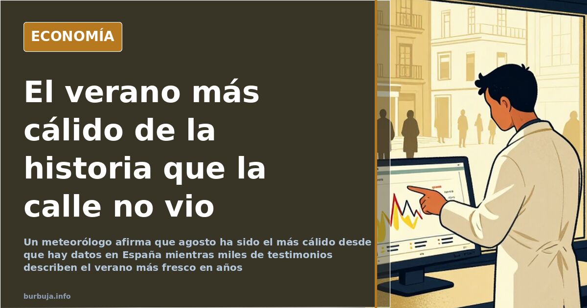 Termómetro urbano marcando temperaturas altas junto a una ventana abierta en una noche fresca del verano