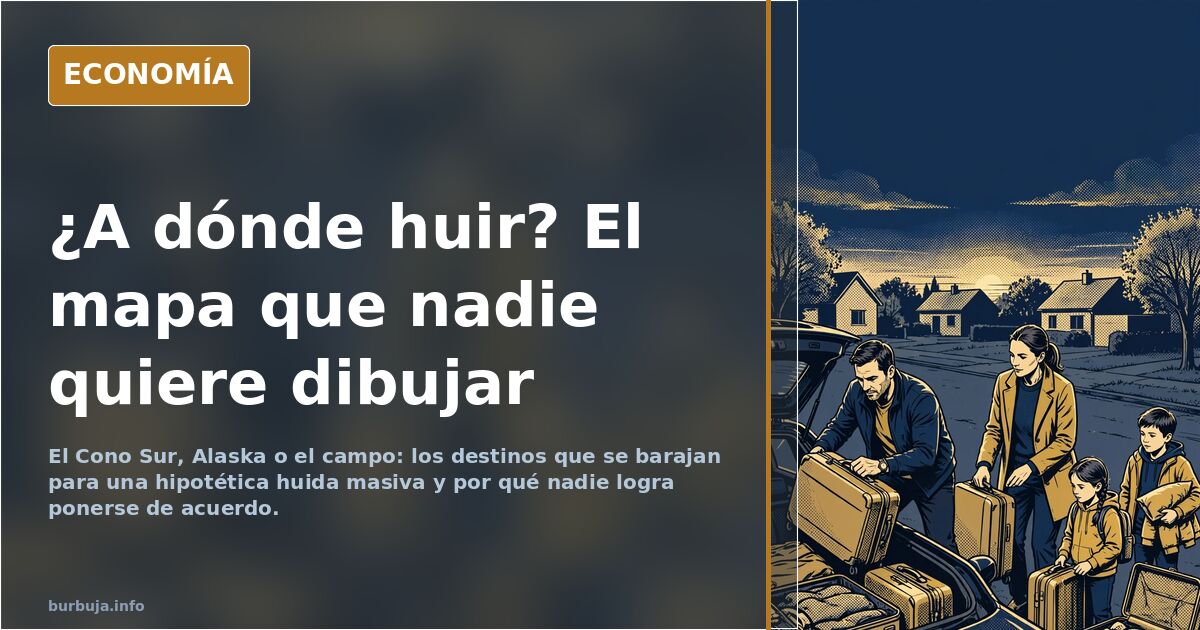 El mapa de la huida blanca: destino, cifras y contradicciones