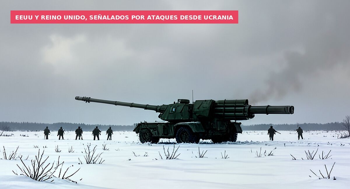 EEUU y Reino Unido, señalados por ataques desde Ucrania