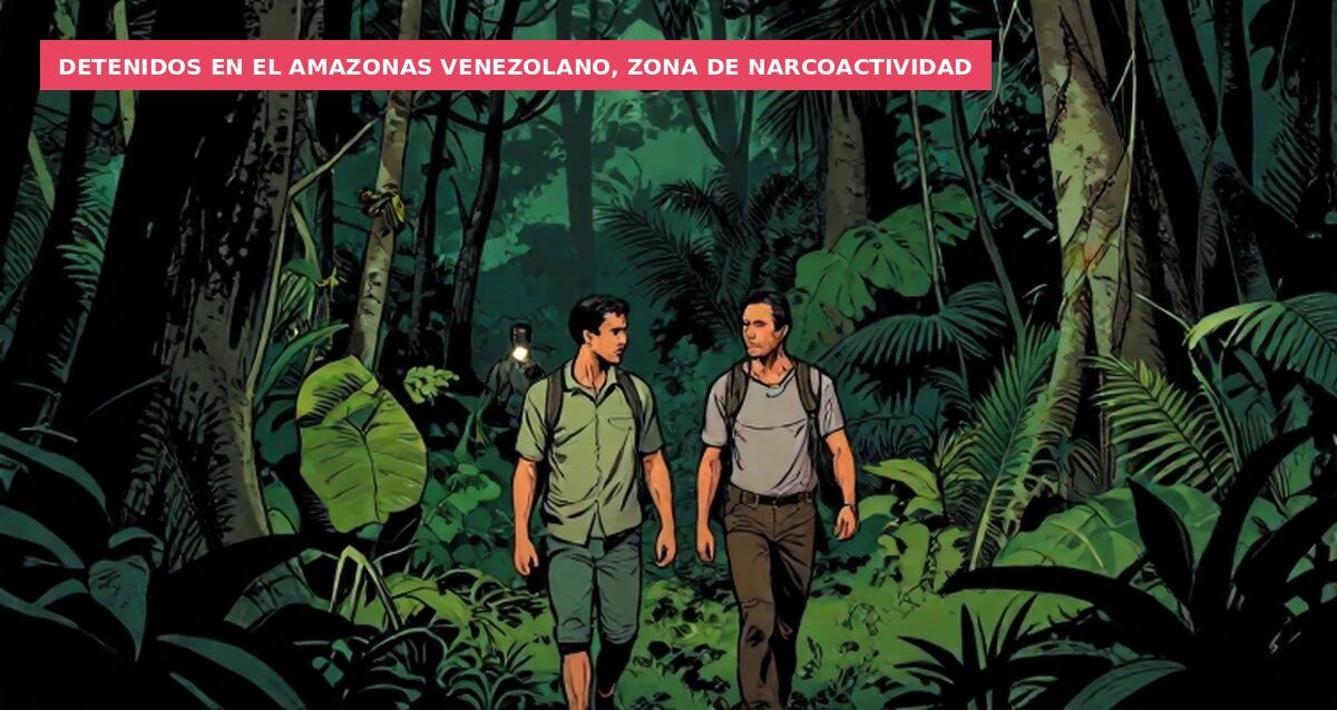 Detenidos en el Amazonas venezolano, zona de narcoactividad