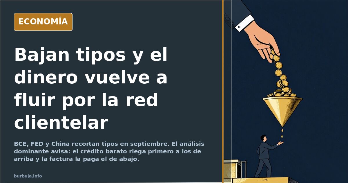 Bajada de tipos BCE y FED: dinero barato y efecto pirámide