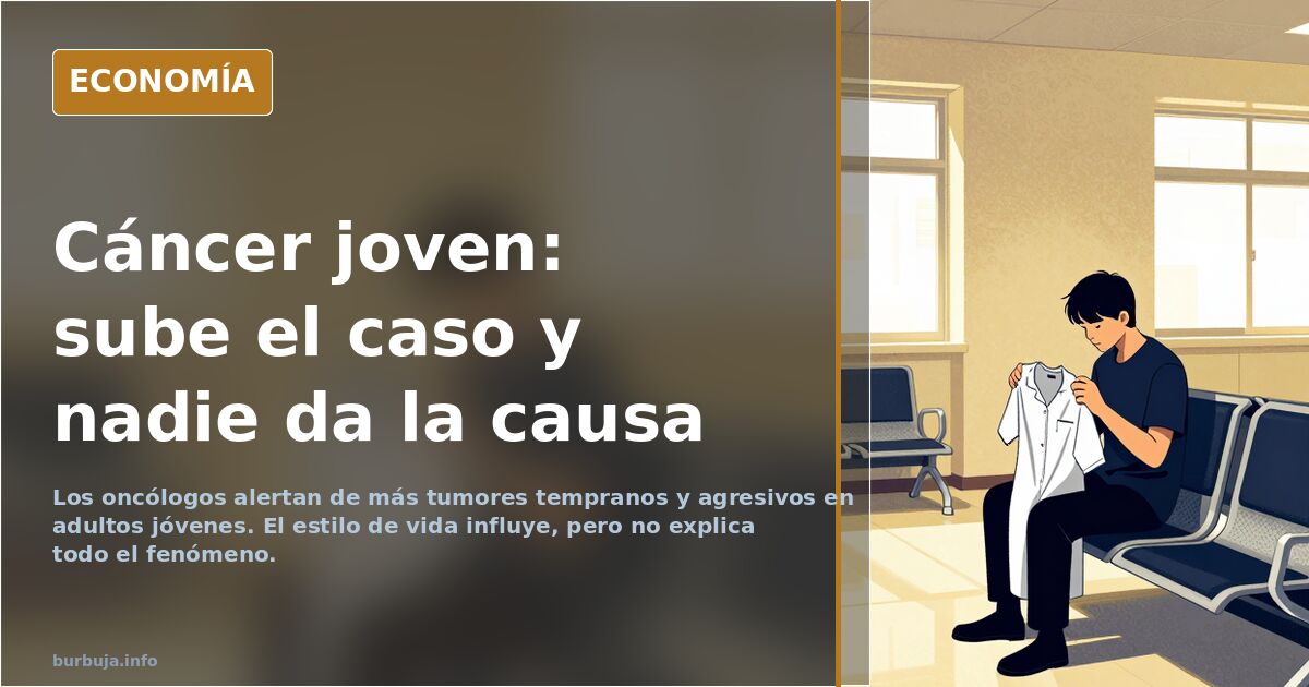 El cáncer en jóvenes se dispara y nadie cierra el diagnóstico