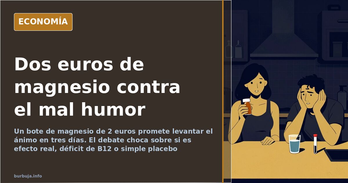 El magnesio de Mercadona de 2 euros: alivio real o placebo