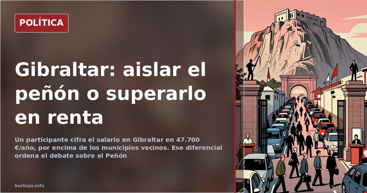 How Spain could recover Gibraltar: economic blockade or prosperity