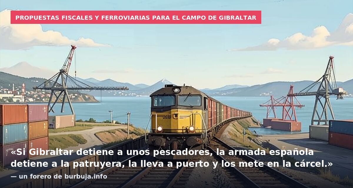 Propuestas fiscales y ferroviarias para el Campo de Gibraltar: «Si Gibraltar detiene a unos pescadores, la armada española detiene a la patruyera, la lleva a puerto y los mete en la cárcel.» — un forero de burbuja.info