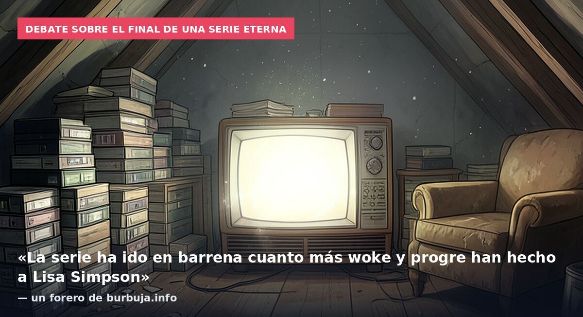 Debate sobre el final de una serie eterna: «La serie ha ido en barrena cuanto más woke y progre han hecho a Lisa Simpson» — un forero de burbuja.info