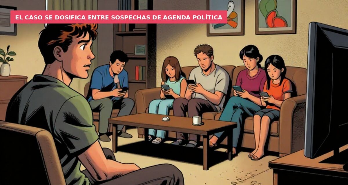 El caso se dosifica entre sospechas de agenda política