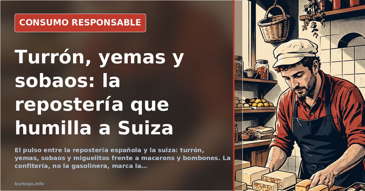 El dulce español que se merienda a la pastelería suiza