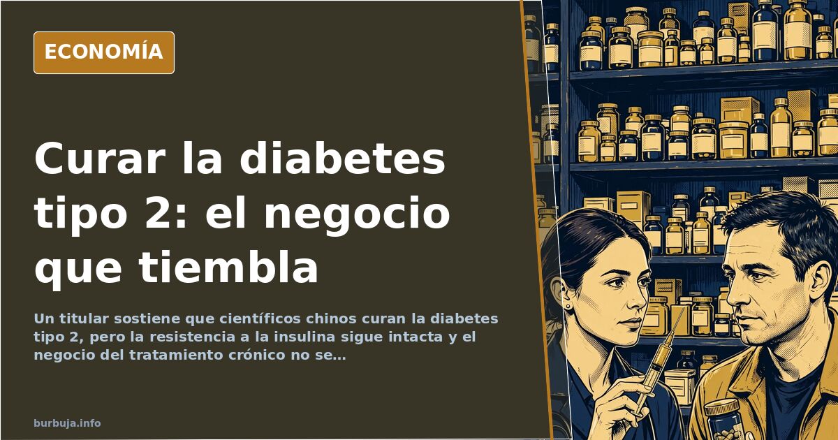 «Científicos chinos y la cura de la diabetes tipo 2: el negocio que no quiere curarte»