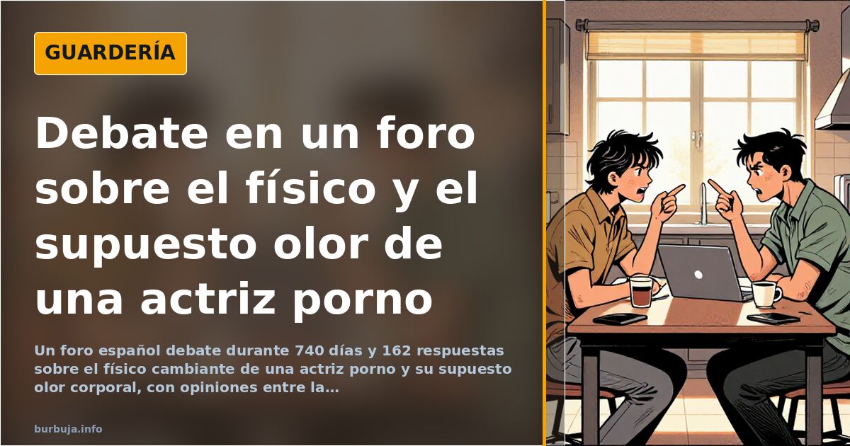Forum Debate on Spanish Porn Star's Body and Odor