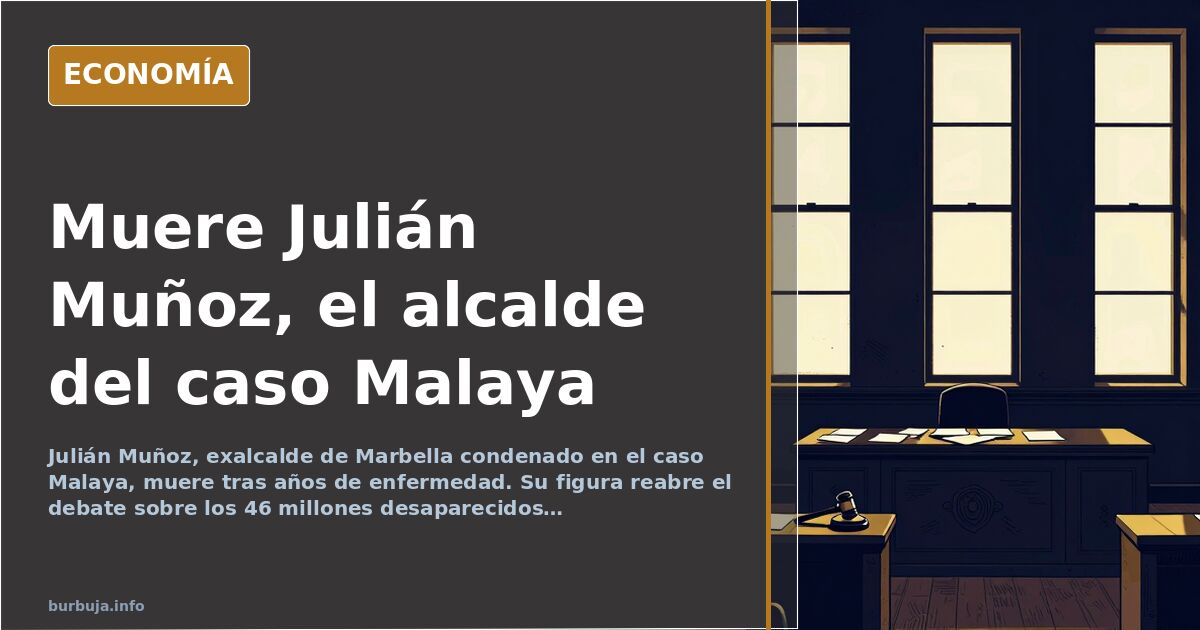 Muere Julián Muñoz, exalcalde de Marbella condenado por corrupción