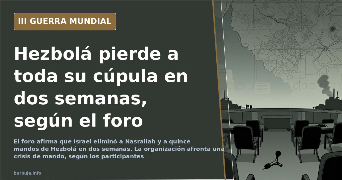 Mapa del Líbano con puntos de ataque marcados y siluetas de equipamiento militar israelí en la frontera
