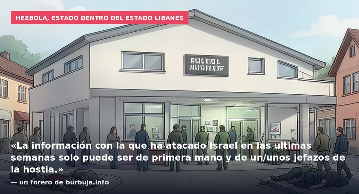 Hezbolá, Estado dentro del Estado libanés: «La información con la que ha atacado Israel en las ultimas semanas solo puede ser de primera mano y de un/unos jefazos de la hostia.» — un forero de burbuja.info
