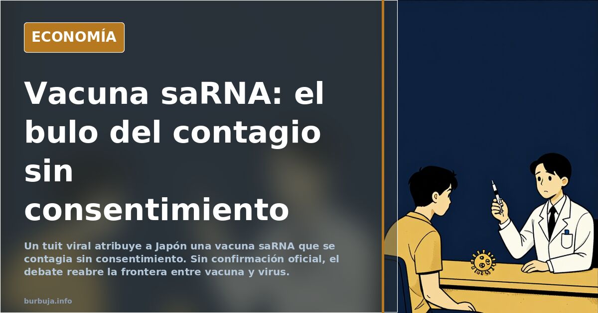 Japón y la vacuna saRNA que se contagia: qué se sabe