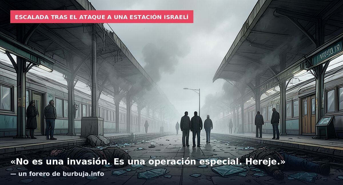 Escalada tras el ataque a una estación israelí: «No es una invasión. Es una operación especial. Hereje.» — un forero de burbuja.info