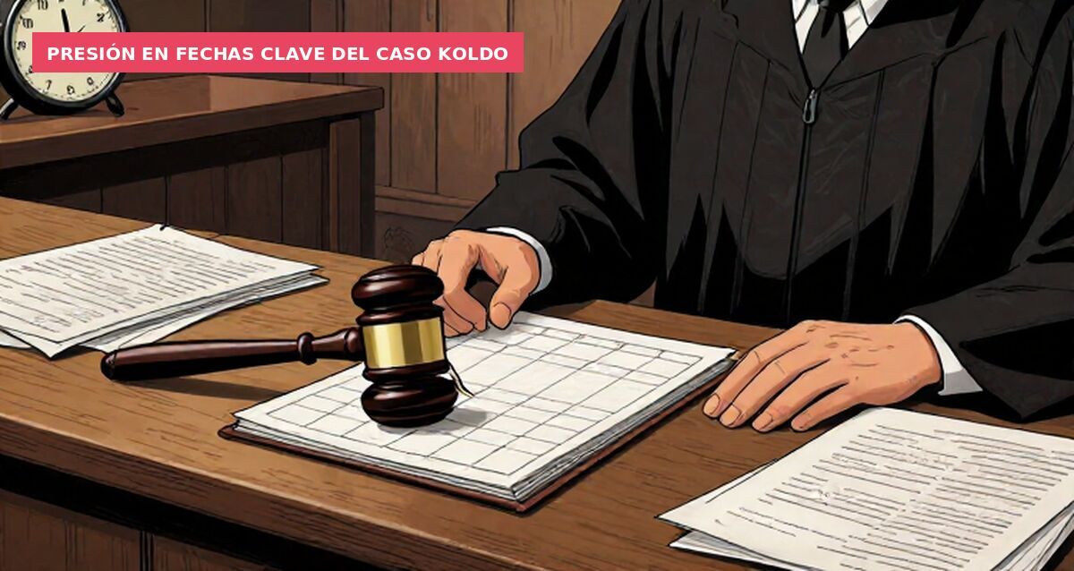 Presión en fechas clave del caso Koldo